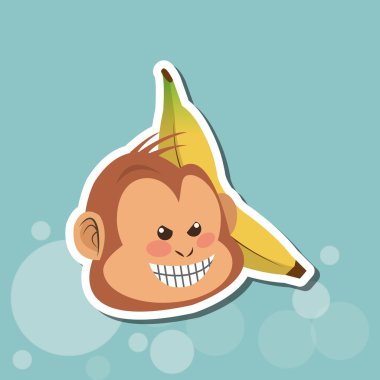 Maymun tasarım, hayvan ve karikatür kavramı