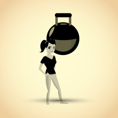 Sağlıklı yaşam tarzı tasarım, fitness ve vücut geliştirme kavramı