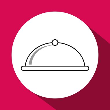 menü tasarımı, düz illüstrasyon