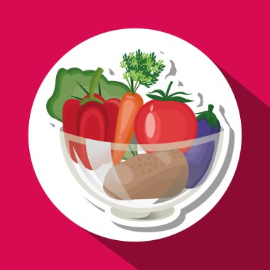 Sağlıklı gıda tasarım. Organik gıda. doğal ürün