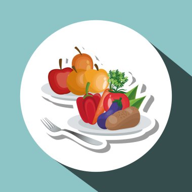 Sağlıklı gıda tasarım. Organik gıda. doğal ürün