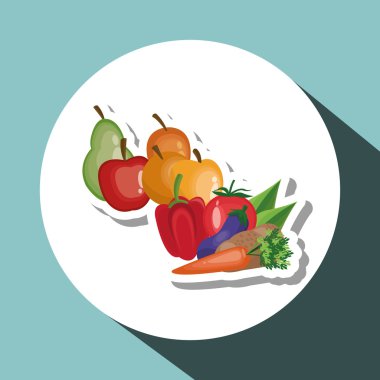 Sağlıklı gıda tasarım. Organik gıda. doğal ürün