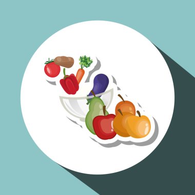 Sağlıklı gıda tasarım. Organik gıda. doğal ürün