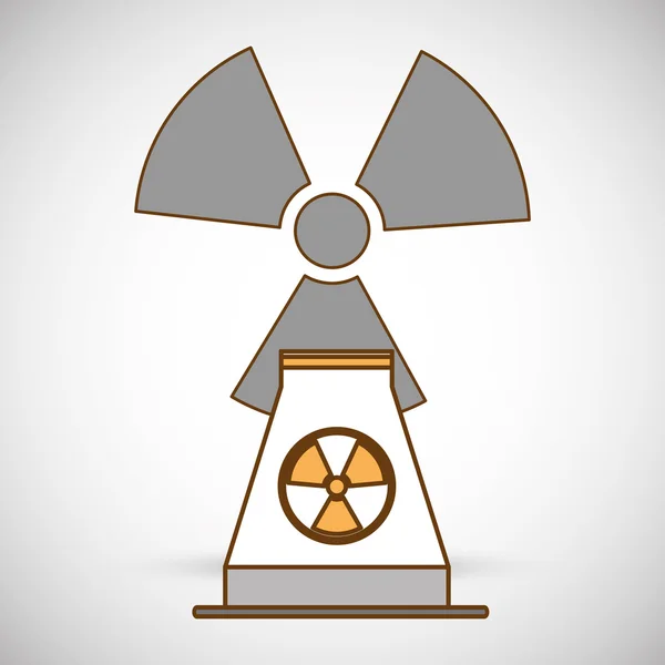 Koncepcja projektowania, roślin i biohazard — Wektor stockowy