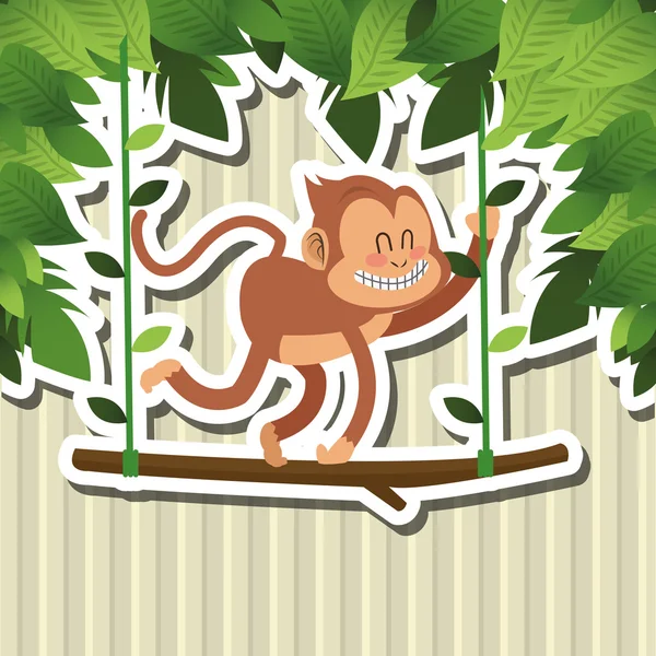 Maymun tasarım, hayvan ve karikatür kavramı