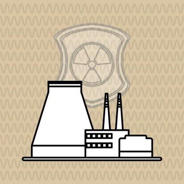 Endüstriyel güvenlik tasarım. Güvenlik simgesi. koruma kavramı