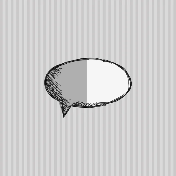 Коммуникационный дизайн. пузырь значок. разговорная и комическая концепция — стоковый вектор