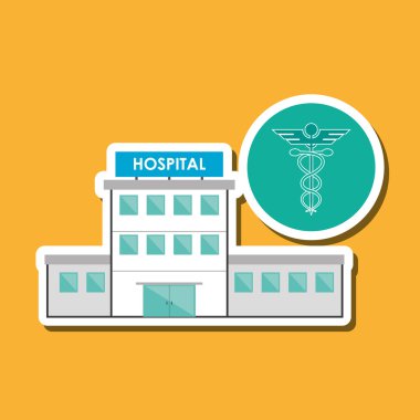 Hastane tasarım. Sağlıklı Merkezi. Acil durum kavramı