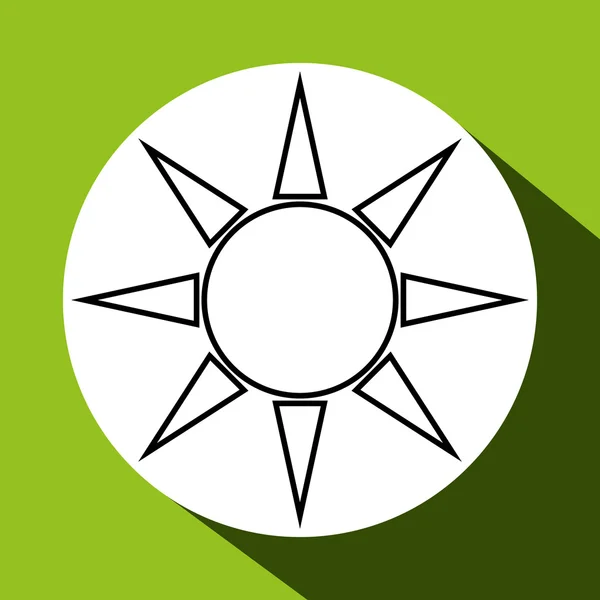 Солнечный дизайн. Мбаппе икона. летняя концепция — стоковый вектор
