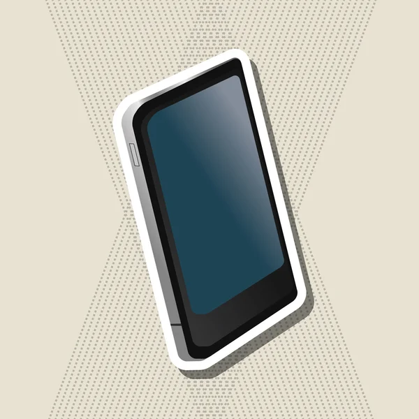 Conception de smartphone. icône technologique. concept en ligne, illustration vectorielle — Image vectorielle