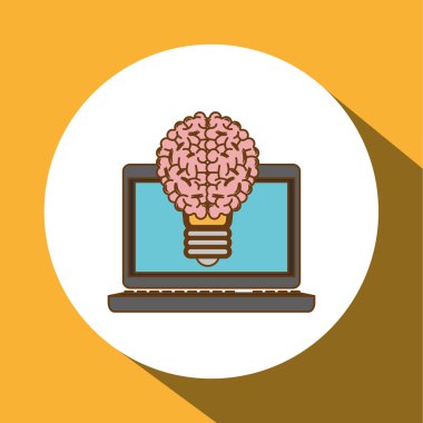 Beyaz arka plan üzerinde renkli bilim tasarım