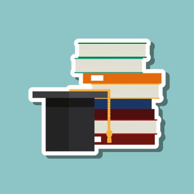 Beyaz arka plan üzerinde renkli bilim tasarım