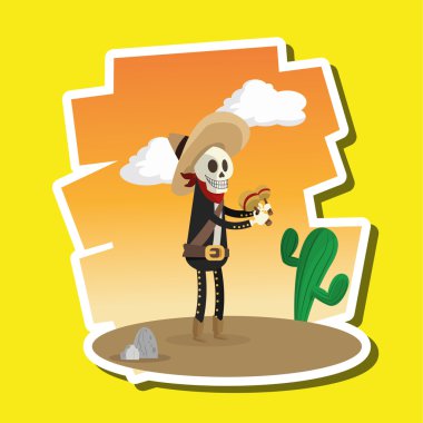 Meksika kültür tasarım, vektör çizim. Meksika simgeler