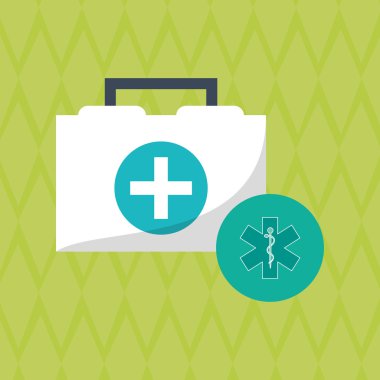 Düz resimde tıbbi bakım tasarım hakkında