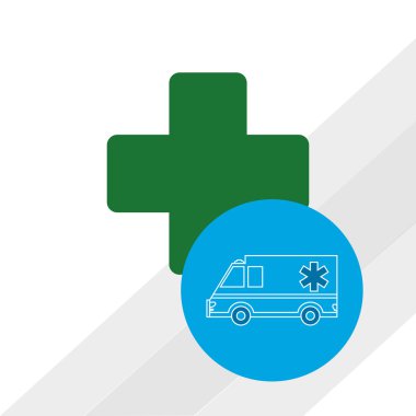 Düz resimde tıbbi bakım tasarım hakkında