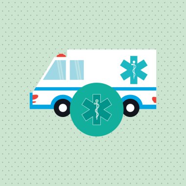 Düz resimde tıbbi bakım tasarım hakkında