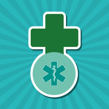 Düz resimde tıbbi bakım tasarım hakkında