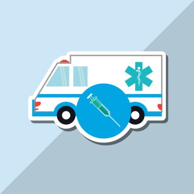 Düz resimde tıbbi bakım tasarım hakkında