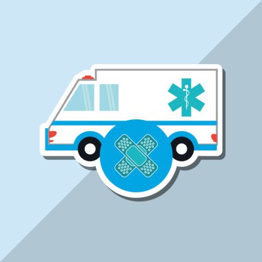 Düz resimde tıbbi bakım tasarım hakkında