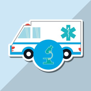 Düz resimde tıbbi bakım tasarım hakkında