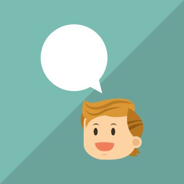 Düz resimde iş adamları tasarım, vektör çizgi film hakkında