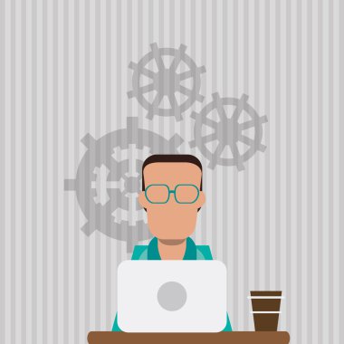 simge iş adamları, vektör tasarımı