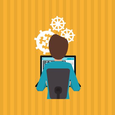 simge iş adamları, vektör tasarımı