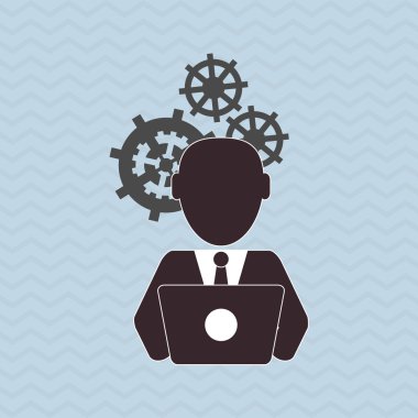 simge iş adamları, vektör tasarımı