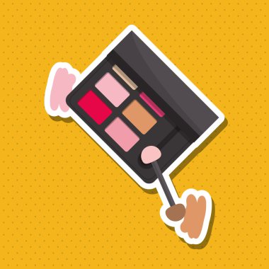 Tasarım yapmak. kozmetik simgesi. cilt bakım kavramı, vektör çizim