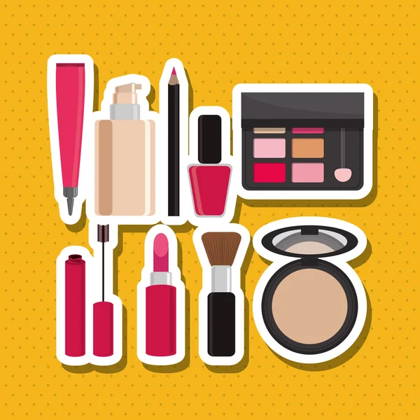 Töltsük fel a design. kozmetikai ikonra. Skin care koncepciót, vektoros illusztráció — Stock Vector