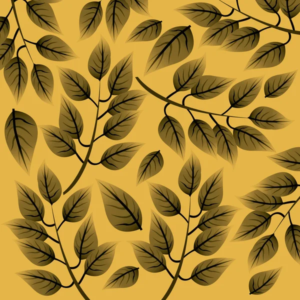 Tropisches Blätterdesign. Blatt-Ikone. Natürliches Konzept, Vektorillustration — Stockvektor
