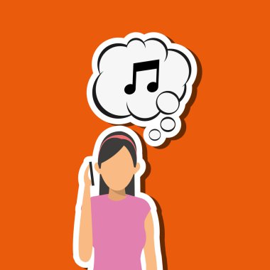 Teknoloji tasarım. sosyal medya simge. Smartphone kavramı