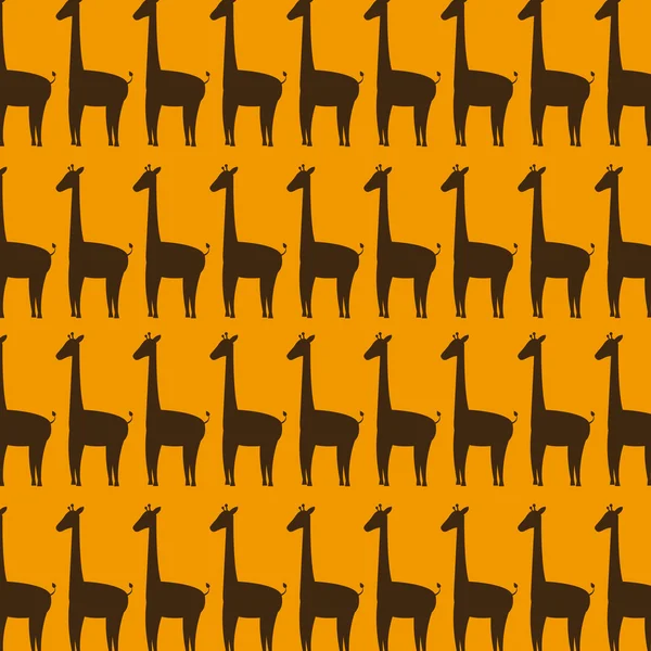 Icône girafe. Design animal. Concept Safari — Image vectorielle