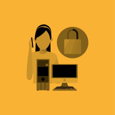 Sosyal Medya tasarım. Ortam simgesi. Teknoloji kavramı