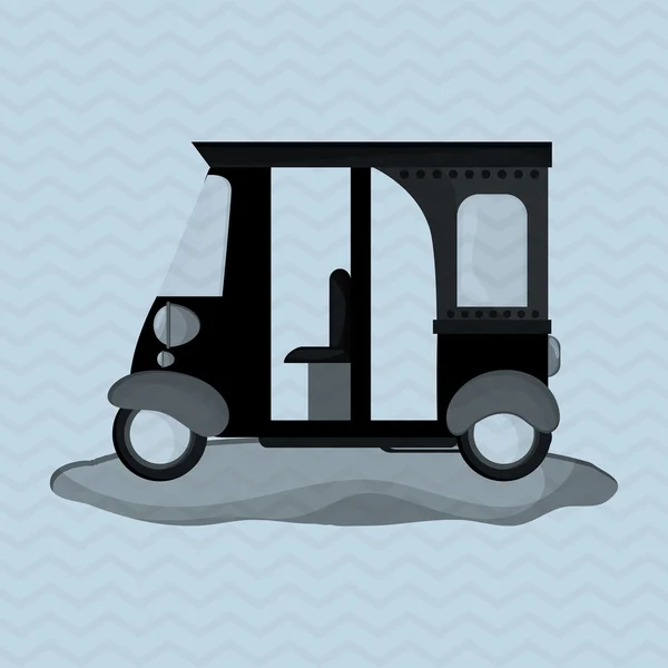 Icono de transporte. Concepto retro. ilustración del coche — Vector de stock