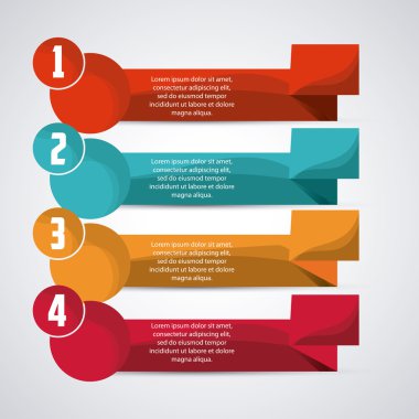 Infographic tasarım. Veri kavramı. Renkli resimde