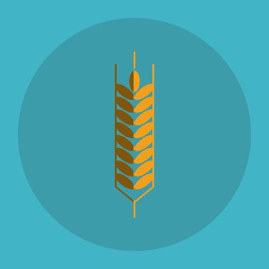 Buğday simgesi. tahıl tasarım. Tarım kavramı