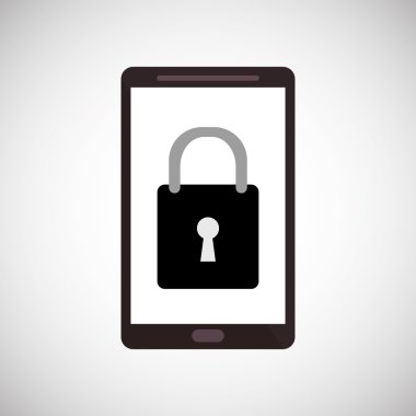 teknoloji tasarım. Gadget'ı simgesi. Beyaz arka plan