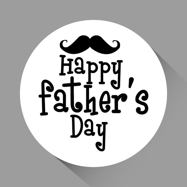 Fathers day concept. celebration design. Greeting icon