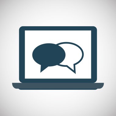 Merkezi tasarım ara. Müşteri Servisi simgesini. Düz illüstrasyon