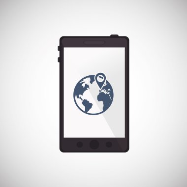 Merkezi tasarım ara. Müşteri Servisi simgesini. Düz illüstrasyon