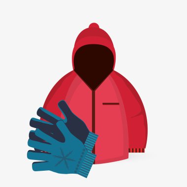 Kış tasarım. Spor idolü. Renkli resimde