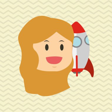 Düz resimde iş adamları tasarım, vektör çizgi film hakkında