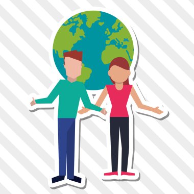 Sosyal medya grafik tasarım, vektör çizim