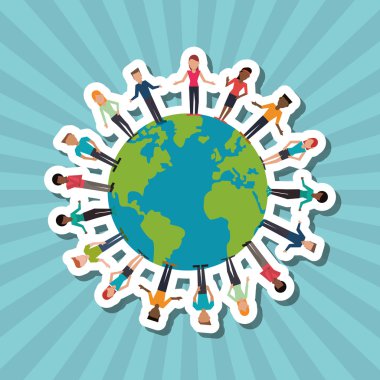 Sosyal medya grafik tasarım, vektör çizim