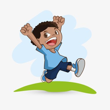 Çocuk simgesi. Çocuk tasarım. Çocukluk kavramı