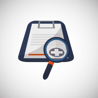 Tıbbi bakım tasarım. Sağlık simgesi. Düz illüstrasyon