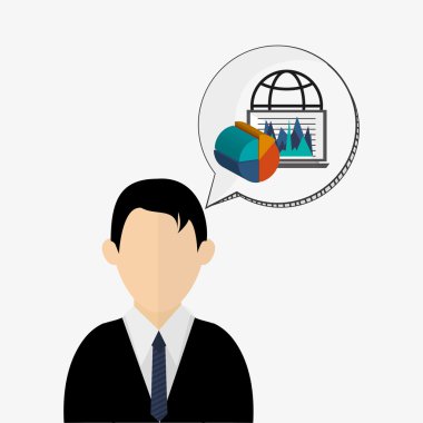 İş tasarımı. Mali madde simgesi. Düz illüstrasyon