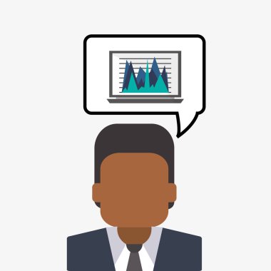 İş tasarımı. Mali madde simgesi. Düz illüstrasyon