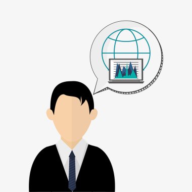 İş tasarımı. Mali madde simgesi. Düz illüstrasyon